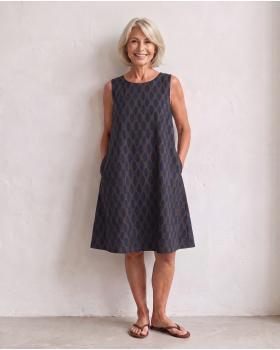 Kleid A-Linie in  braun von Italia Moda (Bild 6)