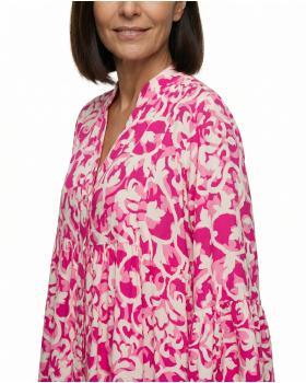 Kleid A-Linie Floral in  pink von H. Trend (Bild 4)