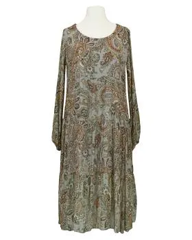 Kleid A-Linie mit Seide in  grau von Diana (Bild 1)