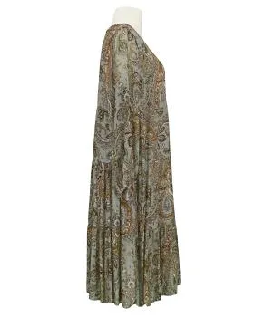 Kleid A-Linie mit Seide in  grau von Diana (Bild 2)