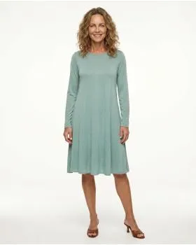 Kleid A-Linie mit Viskose in  aqua von Diana (Bild 4)