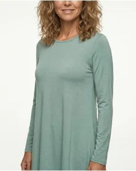 Kleid A-Linie mit Viskose in  aqua von Diana (Bild 5)