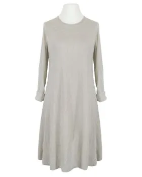 Kleid A-Linie mit Viskose in  beige von Diana (Bild 1)