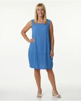 Kleid Ballonform in  k�nigsblau von Made in Italy (Bild 3)