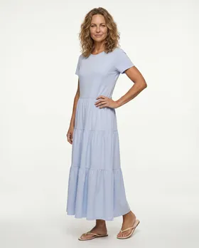 Kleid Baumwolle in  blau von Wendy (Bild 4)