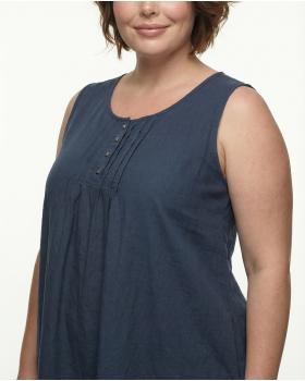 Kleid Baumwolle in  blau von Spaziodonna (Bild 4)