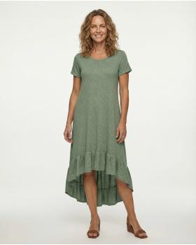 Kleid Baumwolle in  khaki von Esvivid (Bild 3)