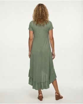 Kleid Baumwolle in  khaki von Esvivid (Bild 4)