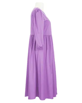 Kleid Baumwolle in  lila von Made in Italy (Bild 2)