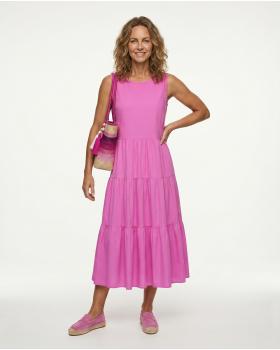 Kleid Baumwolle in  pink von Wendy (Bild 3)