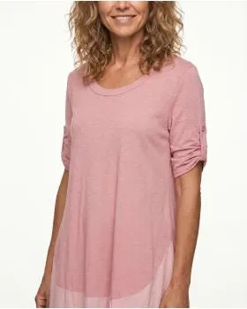Kleid Baumwolle in  rosa von Be One (Bild 2)