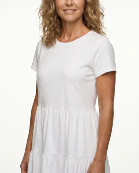Kleid Baumwolle in  wei� von Wendy (Bild 5)