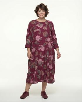 Kleid Baumwolle Floral in  beere von New Collection (Bild 2)