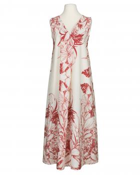 Kleid Baumwolle Floral in  rot von Made in Italy (Bild 1)