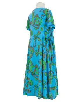 Kleid Baumwolle Print in  t�rkis von Wendy (Bild 2)