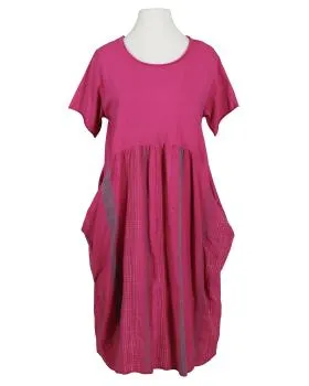 Kleid Baumwolljersey in  fuchsia von Spaziodonna (Bild 1)