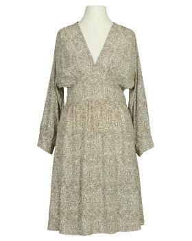 Kleid Blumenmuster in  beige von Italia Moda (Bild 1)