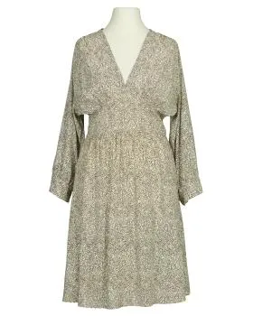 Kleid Blumenmuster in  beige von Italia Moda (Bild 1)