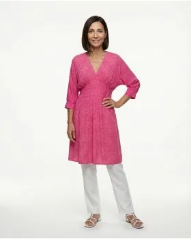 Kleid Blumenmuster in  pink von Italia Moda (Bild 3)