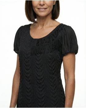 Kleid Chiffon in  schwarz von 101 Idees (Bild 3)