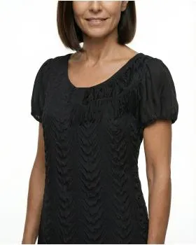 Kleid Chiffon in  schwarz von 101 Idees (Bild 3)