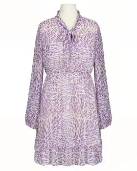 Kleid Chiffon mit Print in  lila von New Collection (Bild 1)