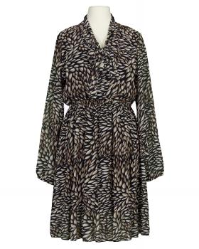 Kleid Chiffon mit Print in  schwarz von New Collection (Bild 1)