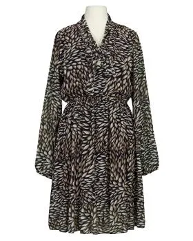 Kleid Chiffon mit Print in  schwarz von New Collection (Bild 1)