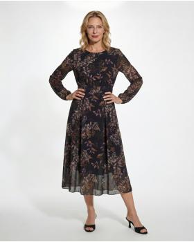 Kleid Cr�pe Chiffon in  schwarz von Made in Italy (Bild 4)