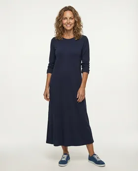 Kleid Feinstrick in  blau von New Collection (Bild 3)