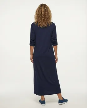 Kleid Feinstrick in  blau von New Collection (Bild 4)