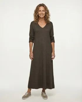 Kleid Feinstrick in  braun von New Collection (Bild 3)