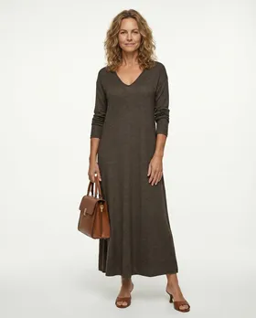 Kleid Feinstrick in  braun von New Collection (Bild 5)