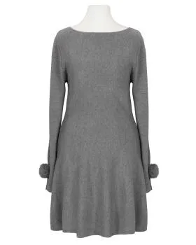 Kleid Feinstrick in  grau von Made in Italy (Bild 1)