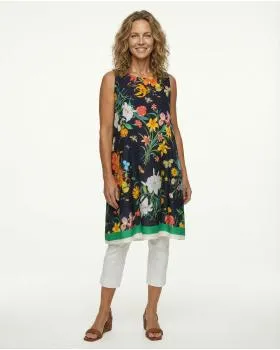 Kleid Floral in  blau von Made in Italy (Bild 2)