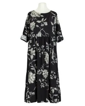 Kleid Floral Baumwolle in  schwarz von Wendy (Bild 1)