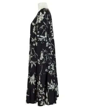 Kleid Floral Baumwolle in  schwarz von Wendy (Bild 3)