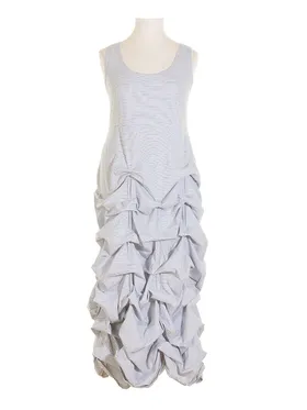Jerseykleid Raffung in  wei� von FASHION (Bild 1)