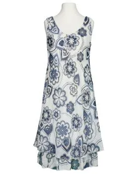 Kleid im Lagenlook in  wei� von Made in Italy (Bild 1)