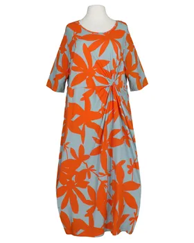 Kleid in Wickeloptik in  orange von Vincenzo Allocca (Bild 1)