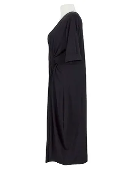 Kleid in Wickeloptik in  schwarz von Vincenzo Allocca (Bild 2)