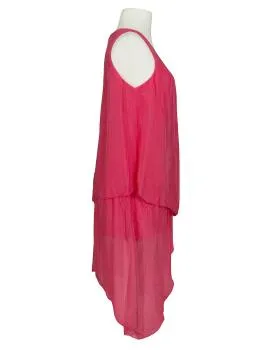 Kleid Lagenlook mit Seide in  koralle von Spaziodonna (Bild 2)