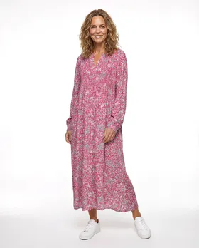 Kleid mit Bl�ten in  pink von H. Trend (Bild 2)