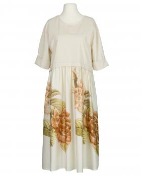Kleid mit Blumen in  beige von Made in Italy (Bild 1)