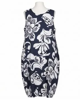 Kleid mit Blumen in  blau von Made in Italy (Bild 1)