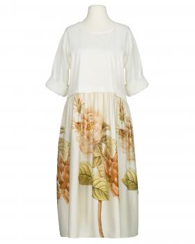 Kleid mit Blumen in  ecru von Made in Italy (Bild 1)