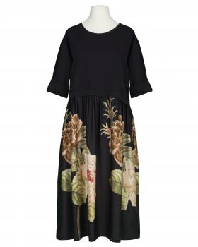 Kleid mit Blumen in  schwarz von Made in Italy (Bild 1)