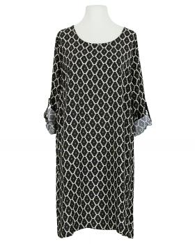 Kleid mit Blumen in  schwarz von Made in Italy (Bild 1)