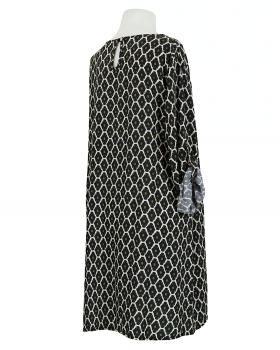 Kleid mit Blumen in  schwarz von Made in Italy (Bild 3)