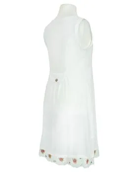 Kleid mit Leinen in  milchwei� von Diana (Bild 2)